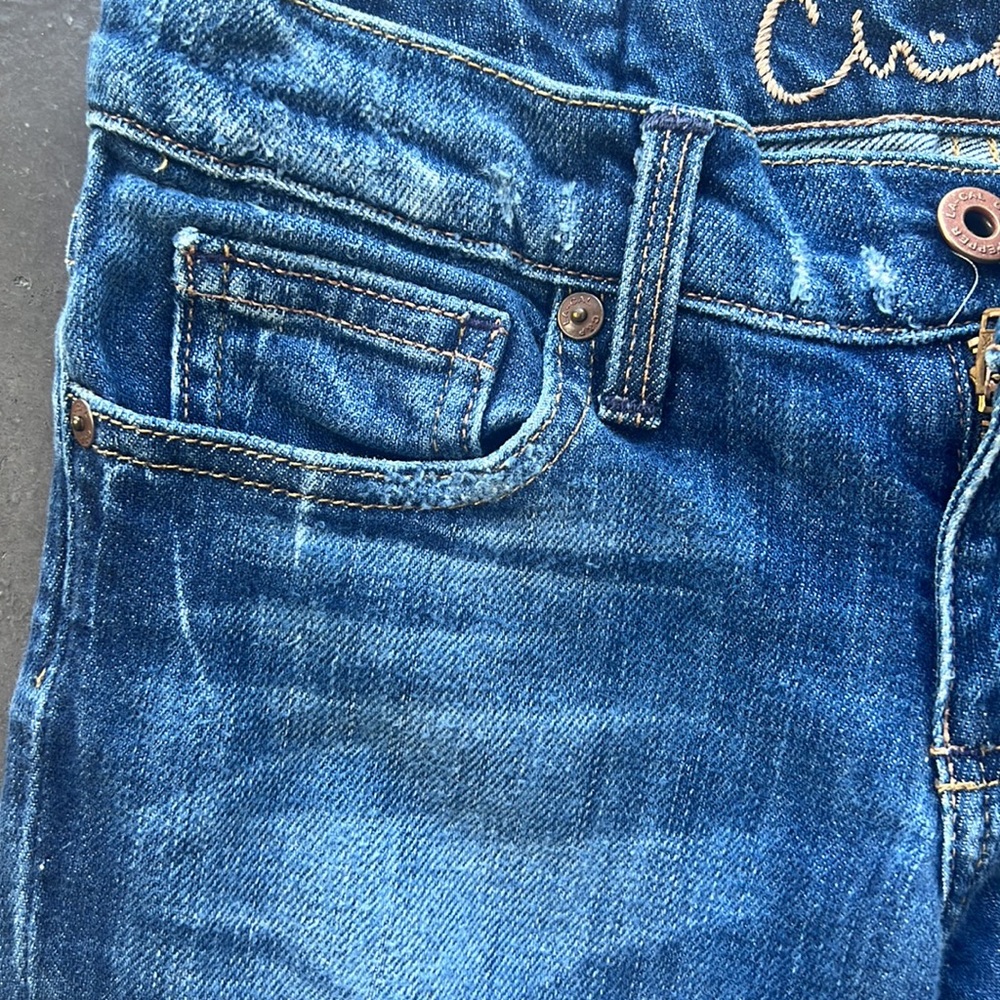 Classic Chip and Pepper denim. Length has been altered for the petites. - Picture 4 of 9